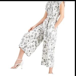 INC International Concepts white Jumpsuit Romper in the color black/white size L